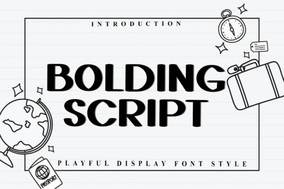 Bolding Script Font for Handmade Creations