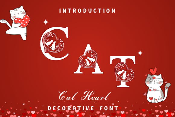 Cat Heart: A Decorative Font with Purr-fect Charm