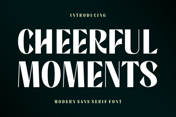 Cheerful Moments Sans Serif Font for Web Design