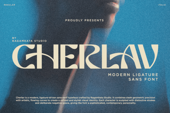 Cherlav: A Modern Sans Serif Font for Digital Design