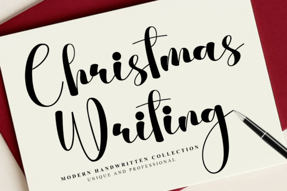 Christmas Writing Font for Modern Web Design