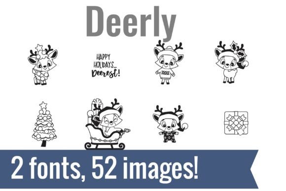 Deerly Dingbats: A Festive Font for Branding