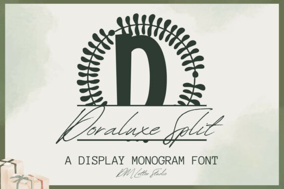 Doraluxe Split Monogram Font Review