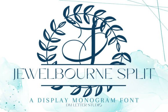Jewelbourne Split Monogram Font Review
