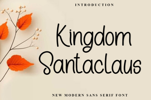 Kingdom Santaclaus Font for Branding and Design Projects
