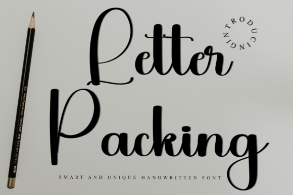 Letter Packing: A Handwritten Font for Branding Projects