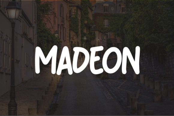 Madeon: A Modern Script Font for Elegant Editorial Design
