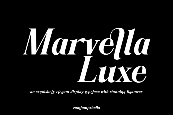 Marvella Luxe Serif Font for Modern Web Design
