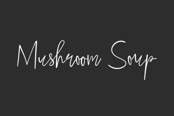 Mushroom Soup Font for Elegant Editorial Design