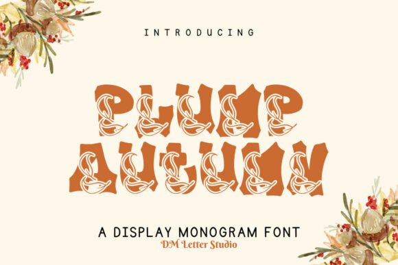 Plump Autumn Font Brings Cozy Charm to Creative Projects