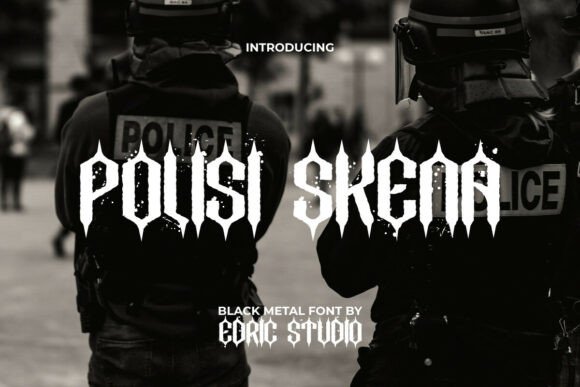 Polisi Skena Blackletter Font for Bold Branding
