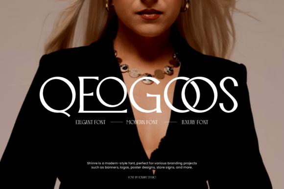Qeogoos: A Bold Serif Font for Professional Branding