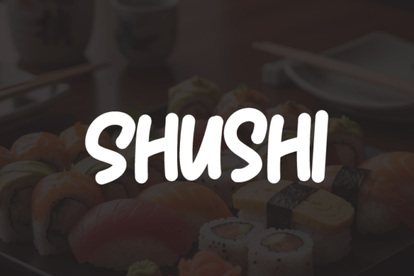 Shushi: A Modern Script Font for Digital Creativity