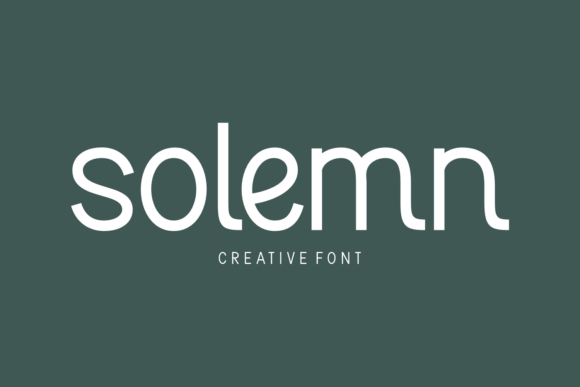Solemn Sans Serif Font for Elegant Branding and Typography