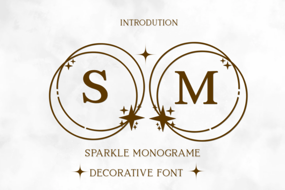 Sparkle Monogram: A Decorative Font That Elevates Your Brand