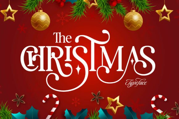 The Christmas Typeface: A Festive Serif for Holiday Design