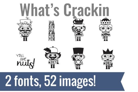 What's Crackin Dingbats: A Festive Font for Creative Branding