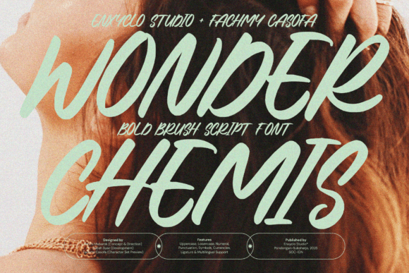Wonder Chemis: A Bold Script Font for Digital Creativity