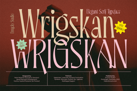 Wrigskan Serif Font for Modern Luxury Branding